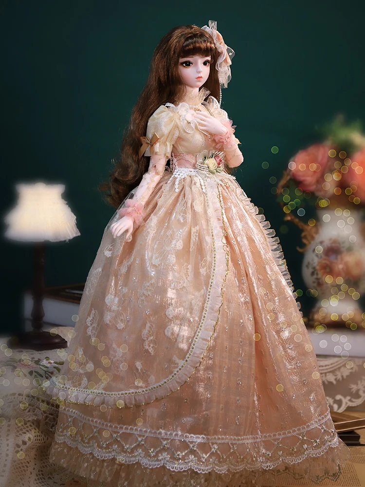 DBS 1/3 BJD lalki 62cm Anna i Miki wspólne body high-end na zamówienie makijaż twarzy prezent SD z odzież i obuwie