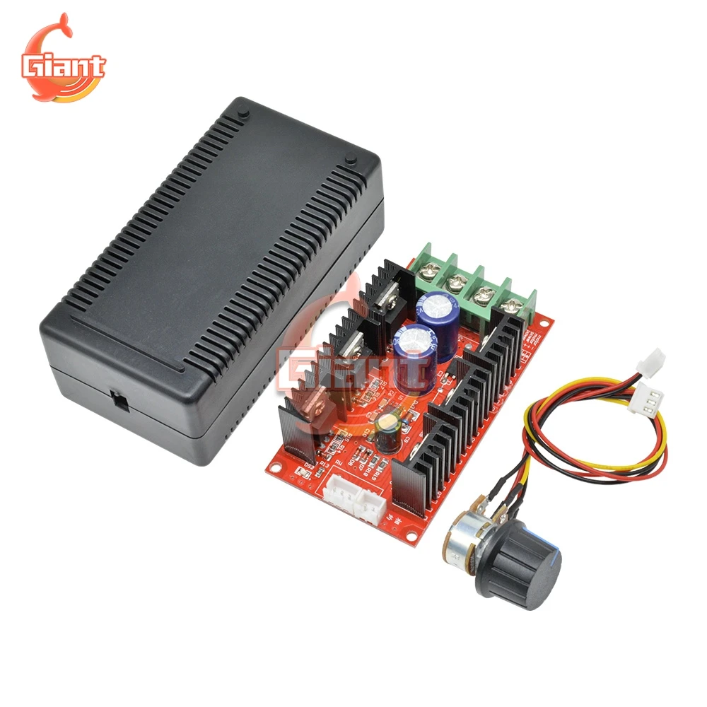 2000W 40A Speed Controller DC 10-50V DC Motor PWM HHO RC Car Fan Speed Regulator Adjustable Power Control Switch Soft Starting