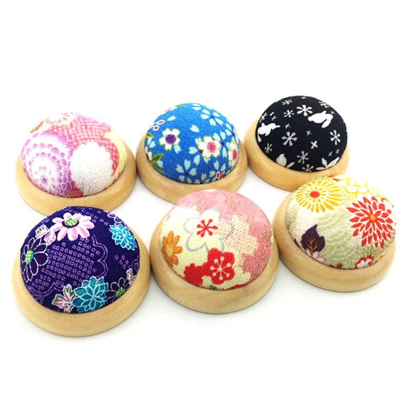 Cute Ball Shaped DIY 1Pc Japanese Craft Needle Pin Cushion Holder Sewing Kit Pincushions Diy Sewing Household Sewing Supplies