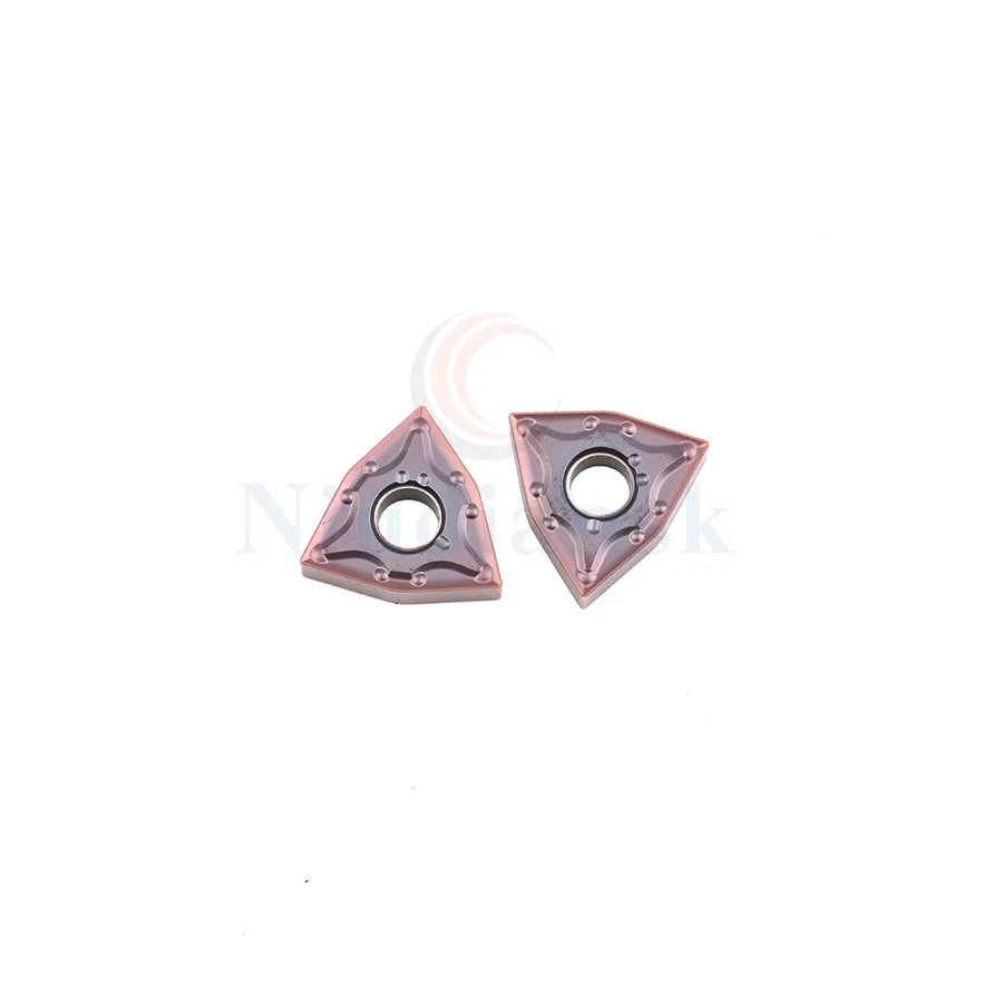 10 Chiếc WNMG080404-MA NK9018 WNMG080408-MA NK9018 Bên Ngoài Biến Lắp Tiện Bằng Máy CNC Dụng Cụ Chế Biến Cá Chép Trông Trăng Hợp Kim Cắt Miếng Lót