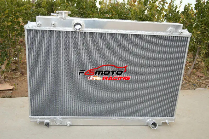 2 Row All Aluminum Radiator For 1991-2000 LEXUS SC300 / TOYOTA SOARER JZZ31 MT 1992 1993 1994 1995 1996 1997 1998 1999 2000