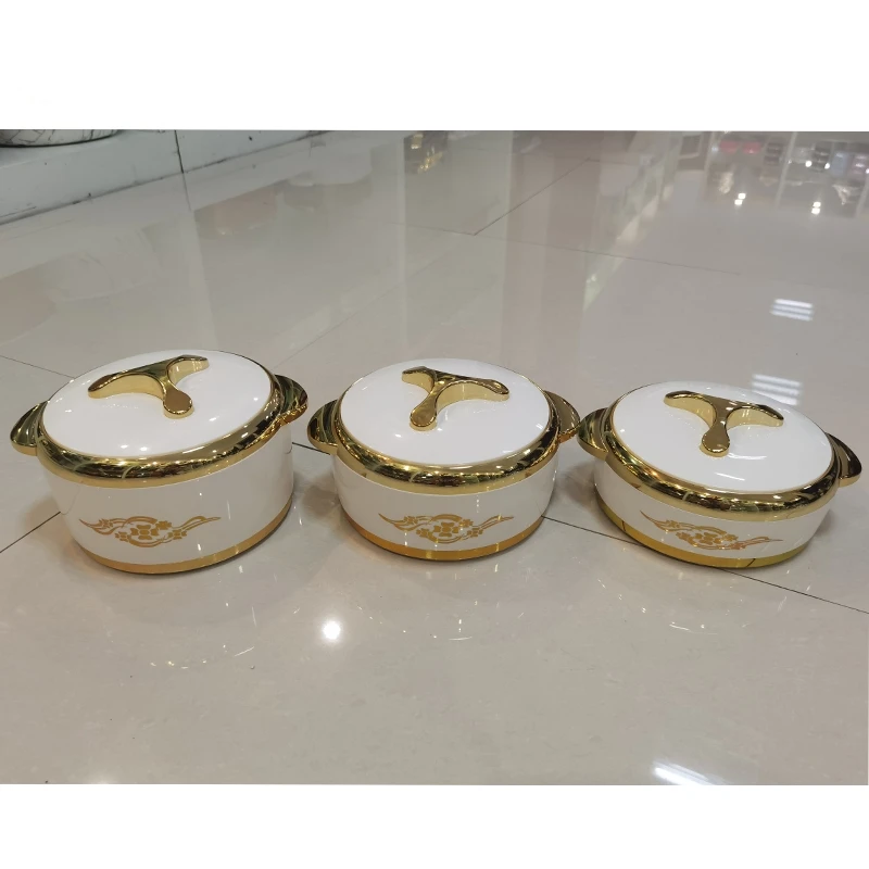 3Pcs/Set 1.5/2/2.5L Plastic Food Warmer 5