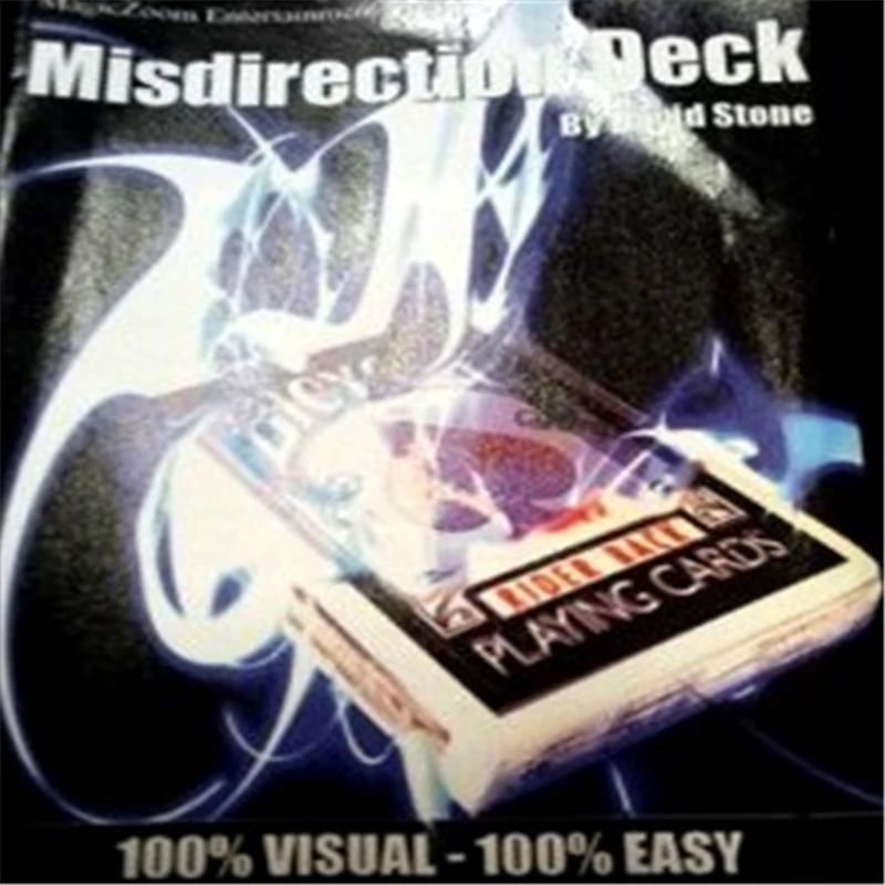 Misdirection Deck Magic Tricks Magician Card Magie Close Up Illusion Gimmick Accessories props Comedy Mentalism