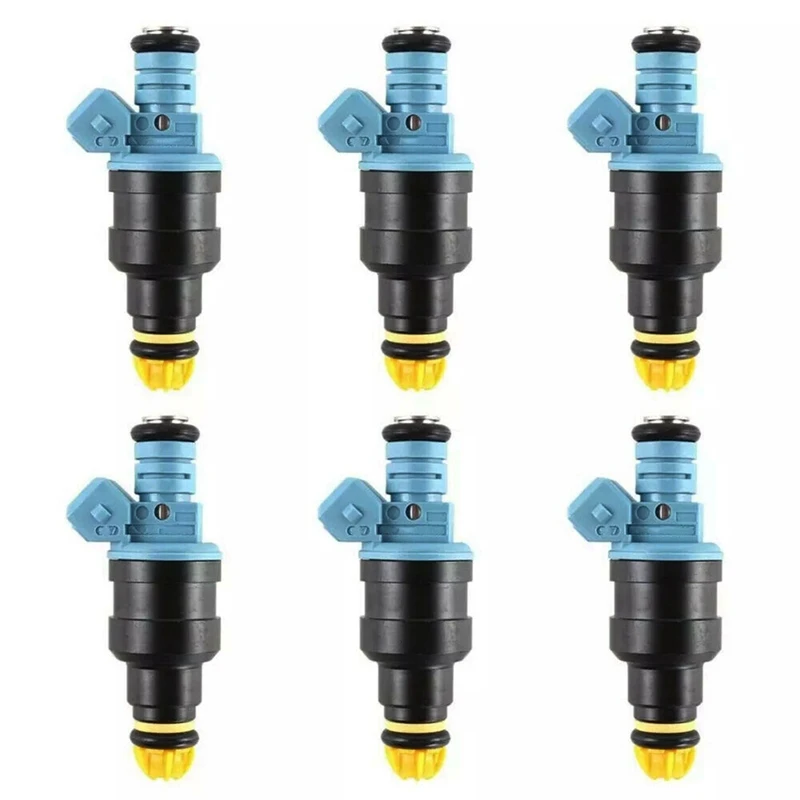 6Pcs Car Fuel Injector for -BMW 3 E30 E36 5 E34 8 E31 7 E32 E38Z1 0280150715 1734776