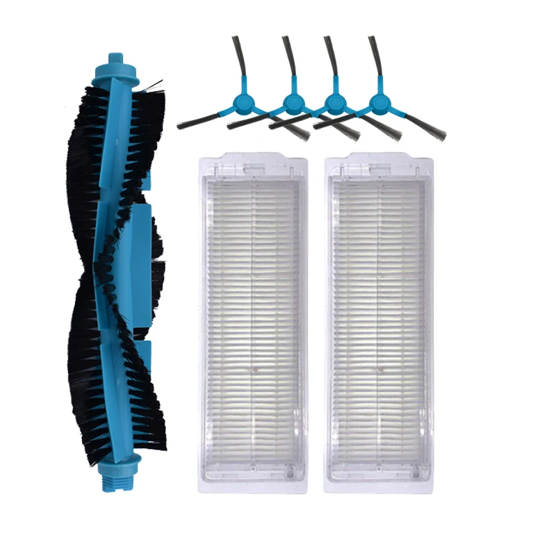 قطع غيار فلتر HEPA للمكنسة الكهربائية Cecotec Conga 3290 3490 3690 ، فرشاة جانبية ، ممسحة ، وسادة قماش ، لفة فرشاة