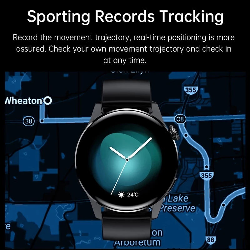 LIGE New Bluetooth Call Smart Watch uomo Full touch Screen Sports Fitness Watch Bluetooth è adatto per Android ios Smart watch