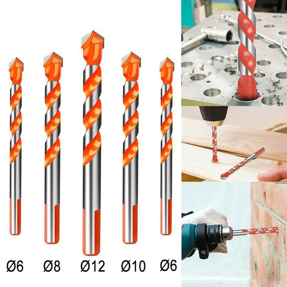 โลหะรอบ Rod 6มม.-12มม.DIY ผนังหลุมเลื่อยเจาะเครื่องมือไฟฟ้า Center เจาะคอนกรีตเซรามิคกระเบื้องเจาะ