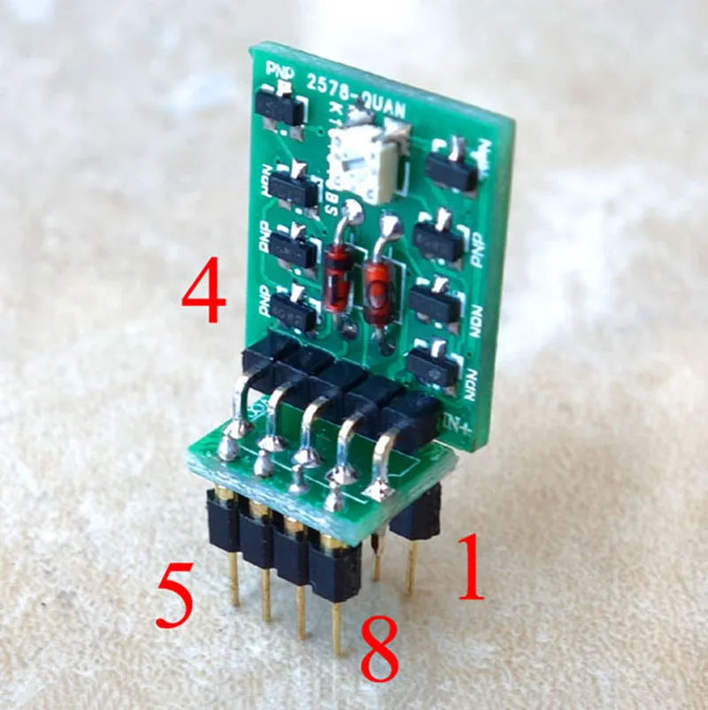 Dual Differential Full Symmetry Complement Discrete Single OP AMP Module 5V-22V