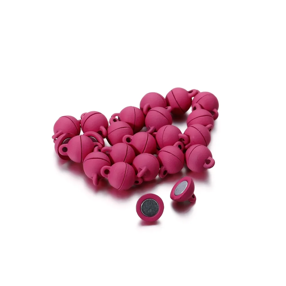 5 Satz/los Gemischte Farbe Runde Magnetische Verschlüsse Kette Armband Anschlüsse Für DIY Schmuck, Die Entdeckungen Liefert Zubehör – Detail 17