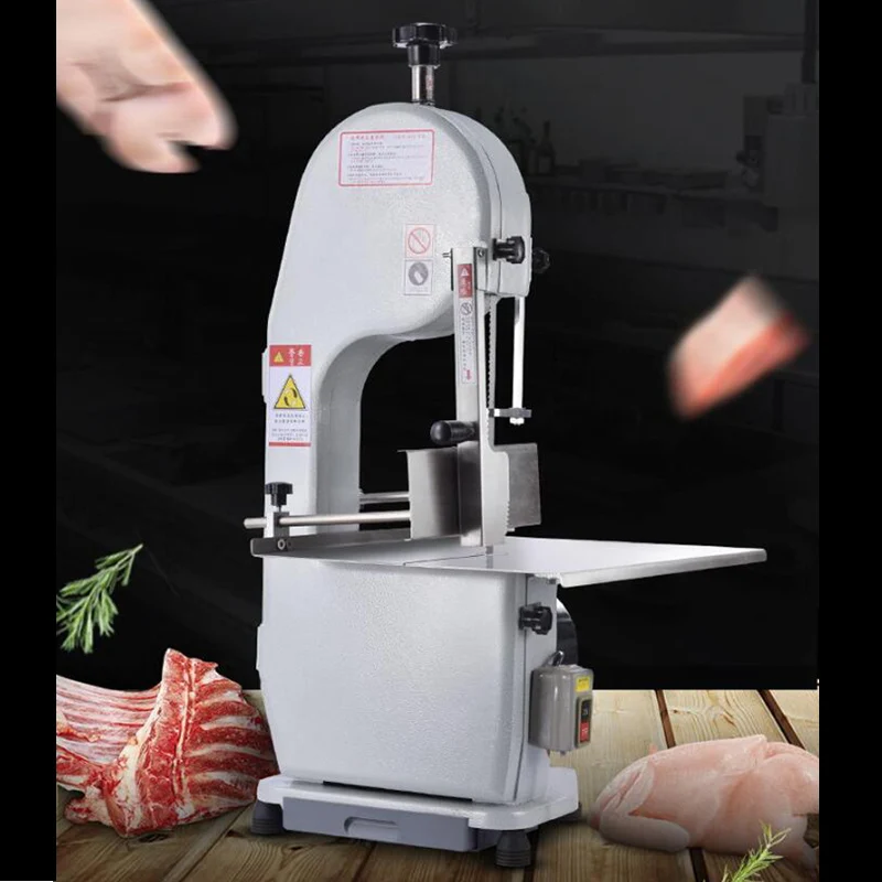 1500W Multifunction Saw Bone Machine Meat Slicer Slice Cut Bone Frozen Fish Chicken Food Machining Cutting Machine