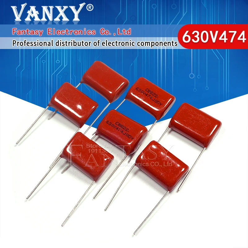 10PCS 630V104J 0.1UF 100nf 630V 104 CBB 103 10NF 105 1UF 155 1.5UF 224 220NF 225 2.2UF 334 330NF 474 470NF 475 4.7UF 684 680NF