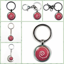 Fashion Retro Animax Steven Universe Shield Crystal Pendant Keychain Charm Bag Keyring Steampunk Jewelry Woman Gift Key Chain
