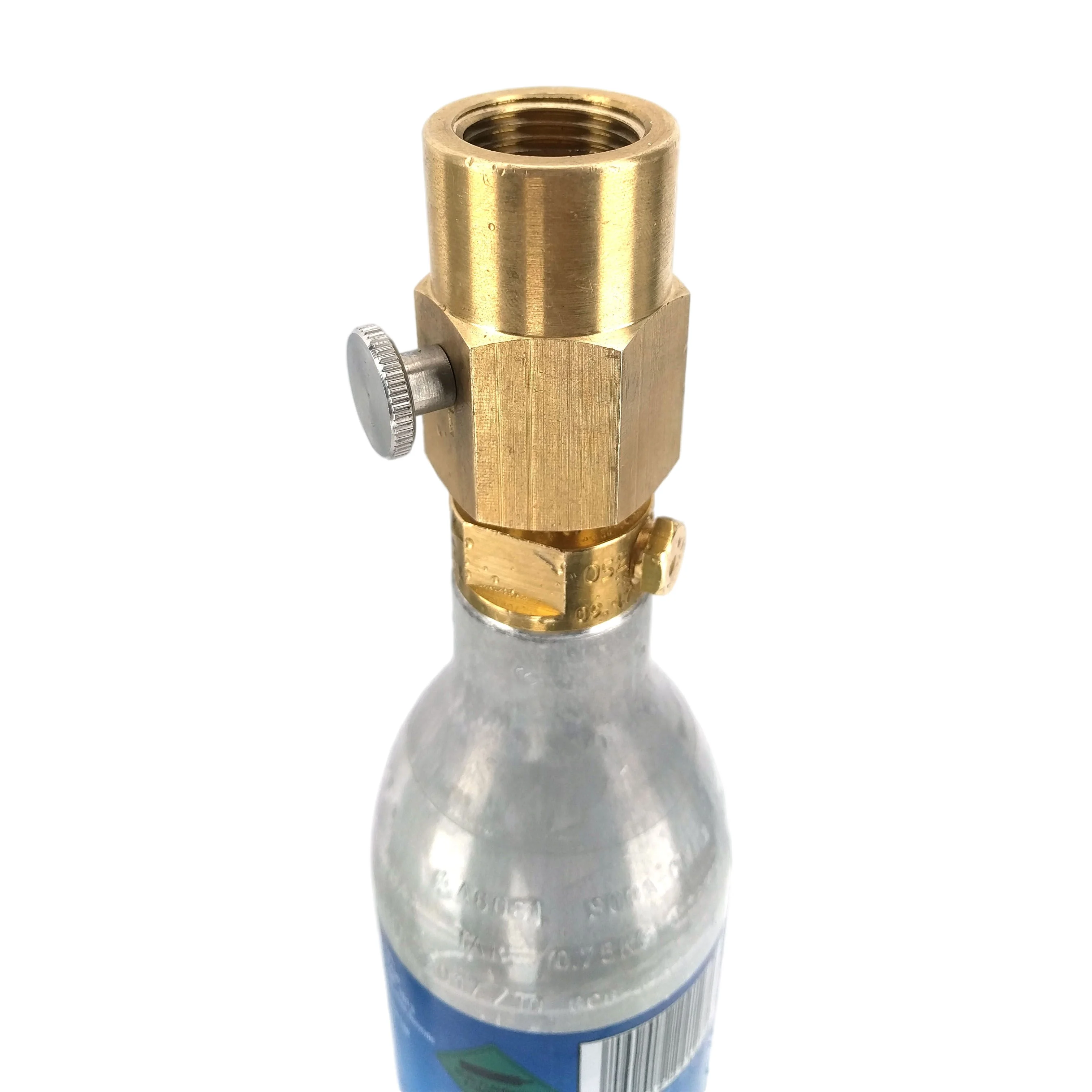 Kegland SODABOTTLE CYLINDER FILLING ADAPTER (FILLING STATION) WITH BLEED VALVE  (AU STANDARD)