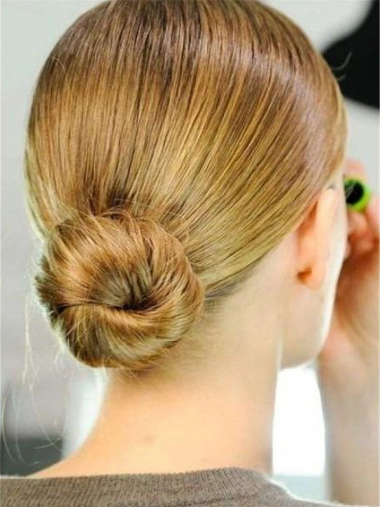 Grundlegende U-förmige, goldbraune Haarnadel aus vergoldetem Metall, unsichtbares Haar-Styling, Bobby Pin, Salon-Haar-Accessoires, sicherer Haargriff für Dutt – Detail 3