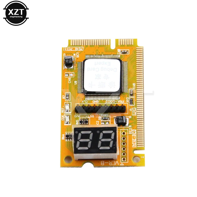 1 piece Mini PCI/PCI-E LPC POST Tester Diagnostics Debug Card Adapter Analyzer for Notebook Laptop Computer