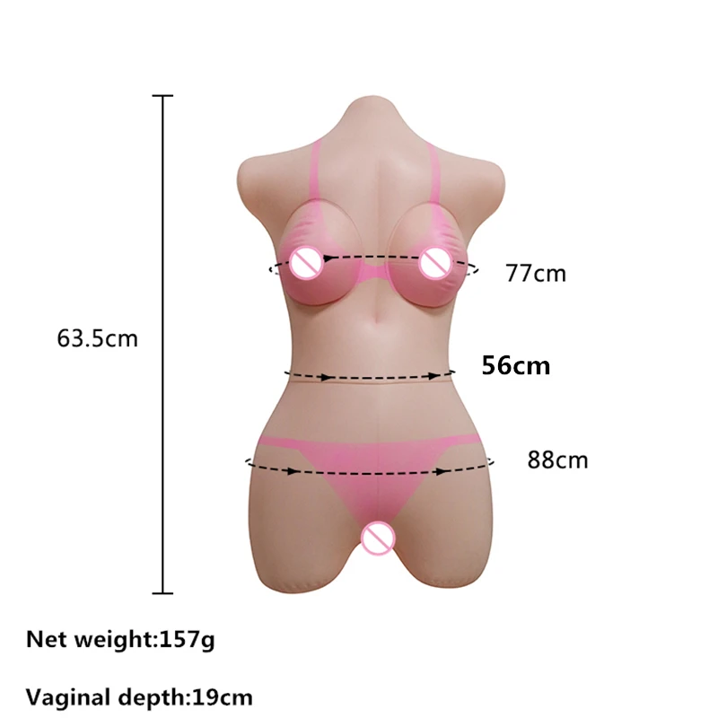 Newest! Bikini Inflatable Half Sex Doll Removable Vagina Easy To Store And Clean Male Masturbator Adult Sex Toy For Man