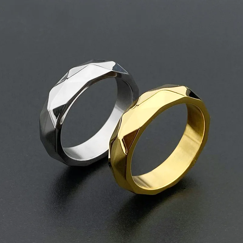 Fashion Titanium steel ring men domineering stainless steel ring trend popular jewelry