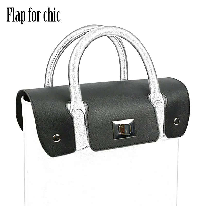 New Ochic Faux PU Leather Flap Covers with Cuboid Buttons for Huntfun Bag O Chic