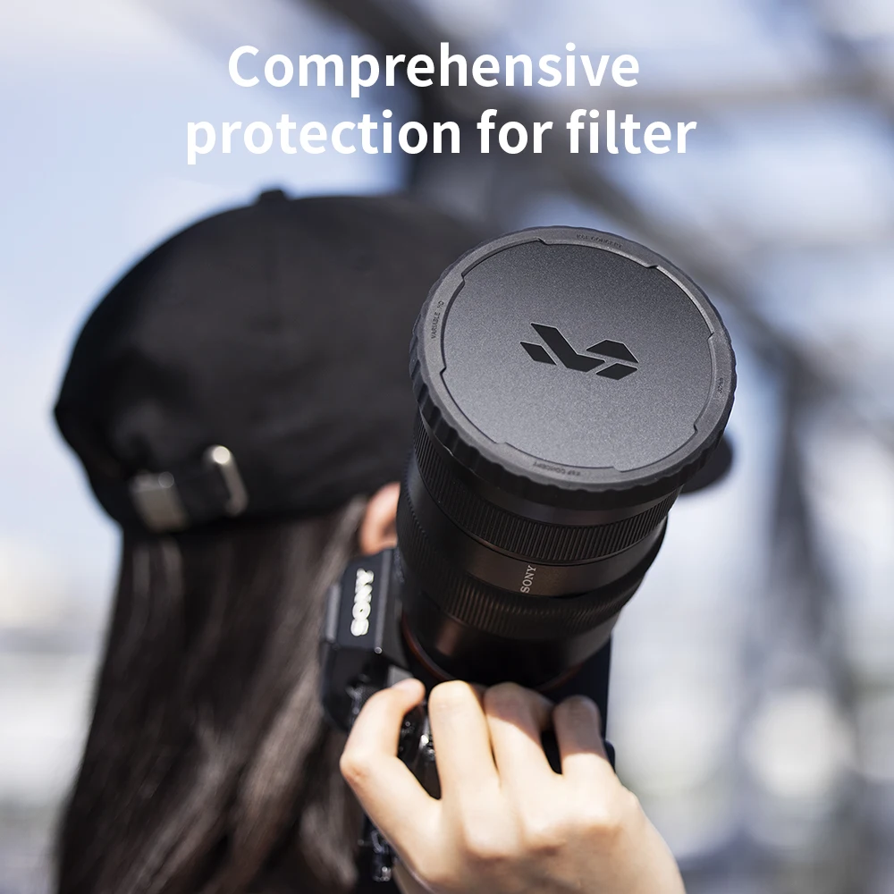 K&F Concept Camera Lens Filter Cover Hood ND Filter Cap for K&F Variable Adjustable ND filter 67mm 72mm 77mm 82mm