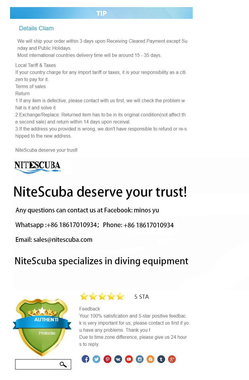 Nitescuba NS10 Handgriffhalterung Tauchkamera-Gehäusehalterung Gopro Hero 8 Olympus Tg6 Unterwasser-Fotografie-Stabilisator – Detail 11