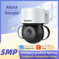 INQMEGA HD 5MP smart life graffiti camera supports Google homepage, PTZ, computer viewing, security monitoring CCTV