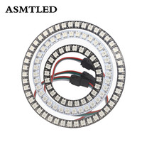 DC 5V WS2812B Pixel Ring  8 16 24 35 45 LEDs 5050 RGB WS2812 SK6812 Addressable Ring Round Pixel LED Module Lamp Strip Light