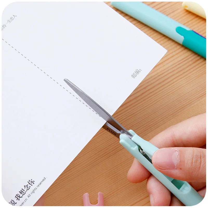 Tragbare Falten Handwerk Schere Mini Stift-typ Scissor Multifunktionale Haushalt Manuelle Papier Schere