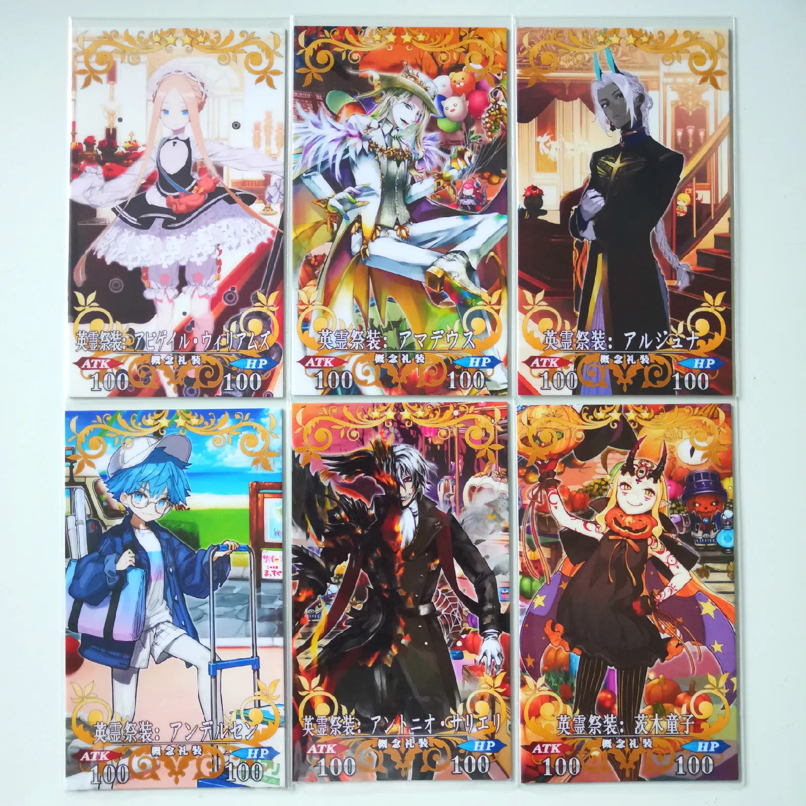 39pcs/set Fate/Grand Order FGO Sacrifice Dress Toys Hobbies Hobby Collectibles Game Collection Anime Cards