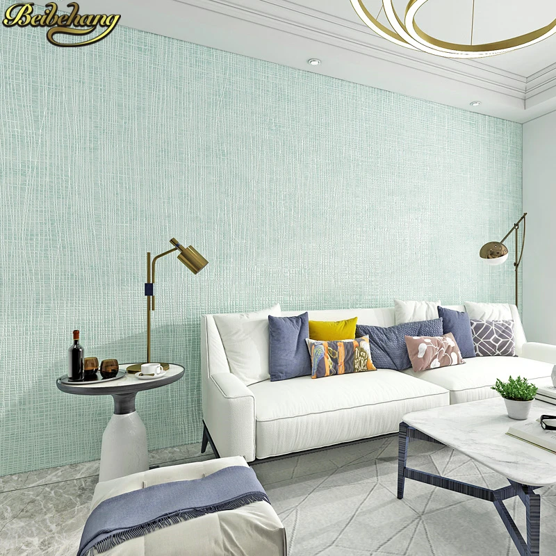 

beibehang Simple modern plain wallpaper living room bedroom solid color wall paper roll background hotel project theme wallpaper