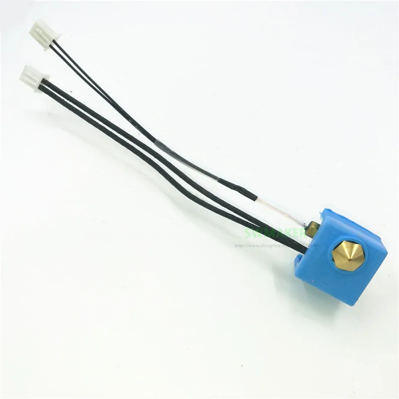 New WANHAO duplicator I3 PLUS 3D printer parts MK10 Extruder Hotend kit + heater cartridge + M3 Hex Thermistor