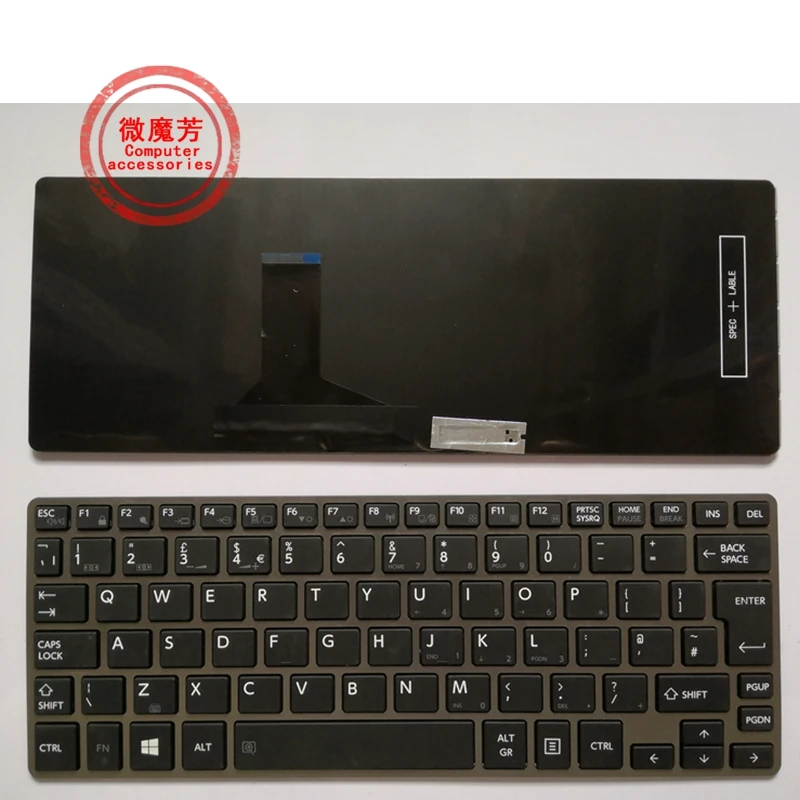 UK keyboard for Toshiba Portege Z30 Z30T A B C Z30-A Z30t-A Z30T-A1310 Z30-A1302 Z30-C Z30T-C Z30-B Z30T-B Without Backlight