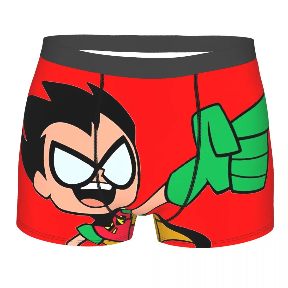 

Трусы Robin Titans Go, хлопковые трусы, мужское нижнее белье, удобные шорты, боксеры, трусы