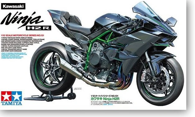 1/12 Tamiya Plastic Assembly Car Model Toy Kawasaki Ninja H2R Motorcycle Static Model DIY Assembly Kit  #14131