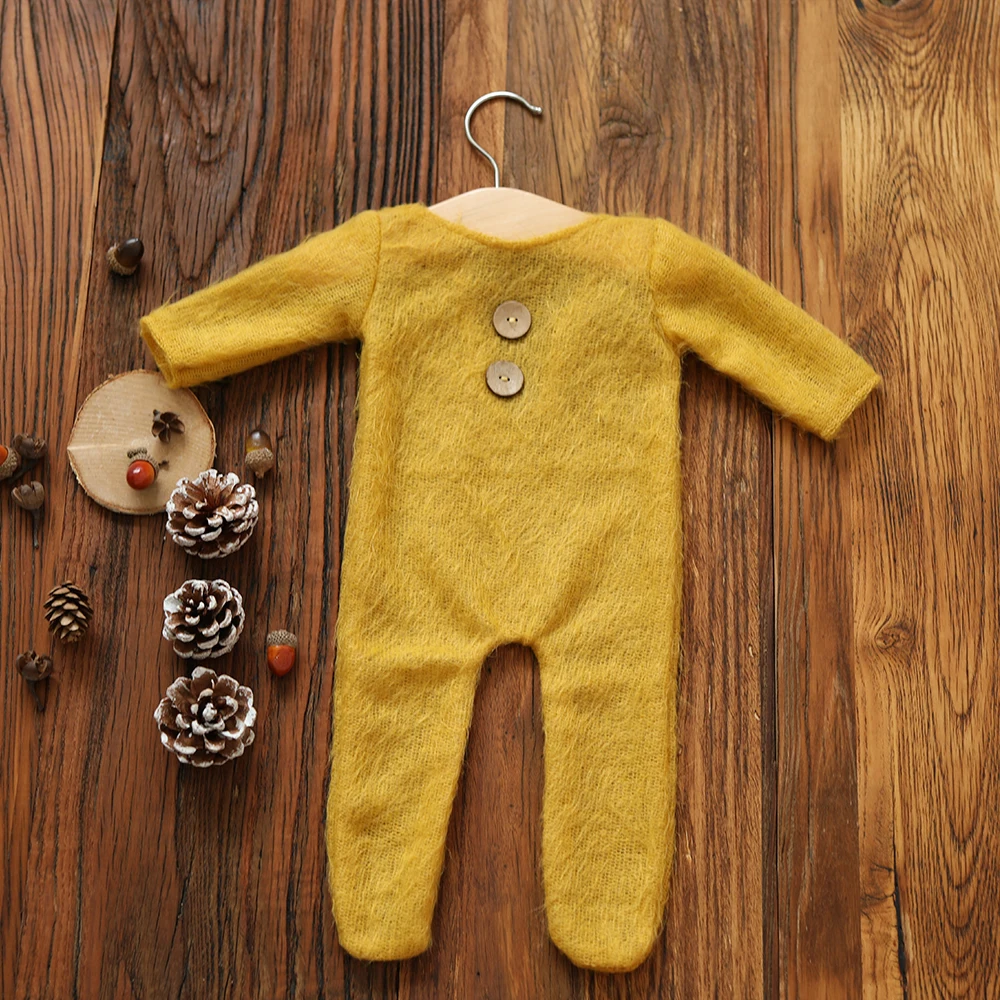 Newborn Photography Props Mohair Elasticity soft Romper Clothes for Boy Baby Girls Shooting Outfit Studio Accessories