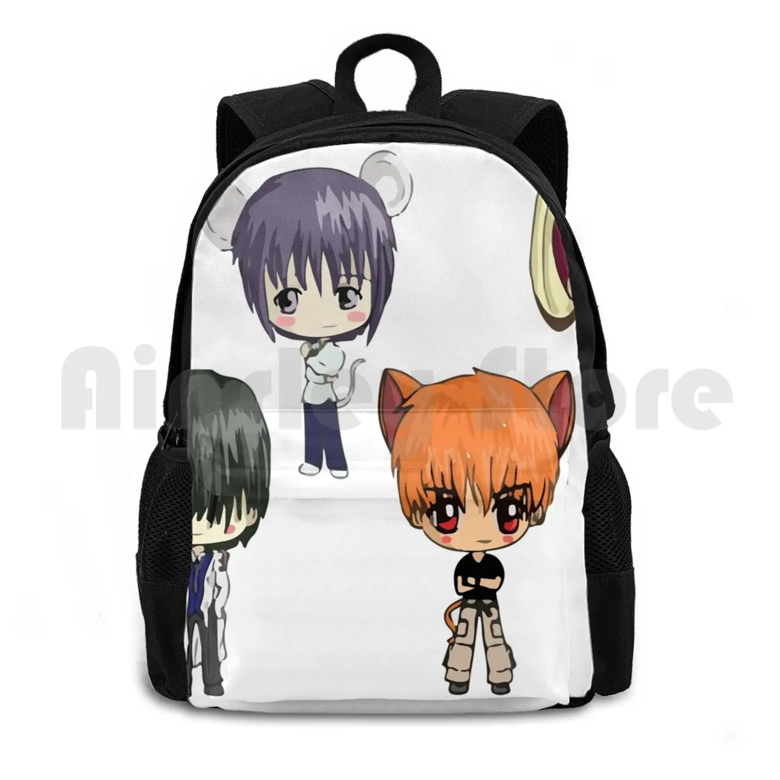 

Chibi Anime Outdoor Hiking Backpack Riding Climbing Sports Bag Fruits Baket Anime Chibi Cast All Characters Furrie