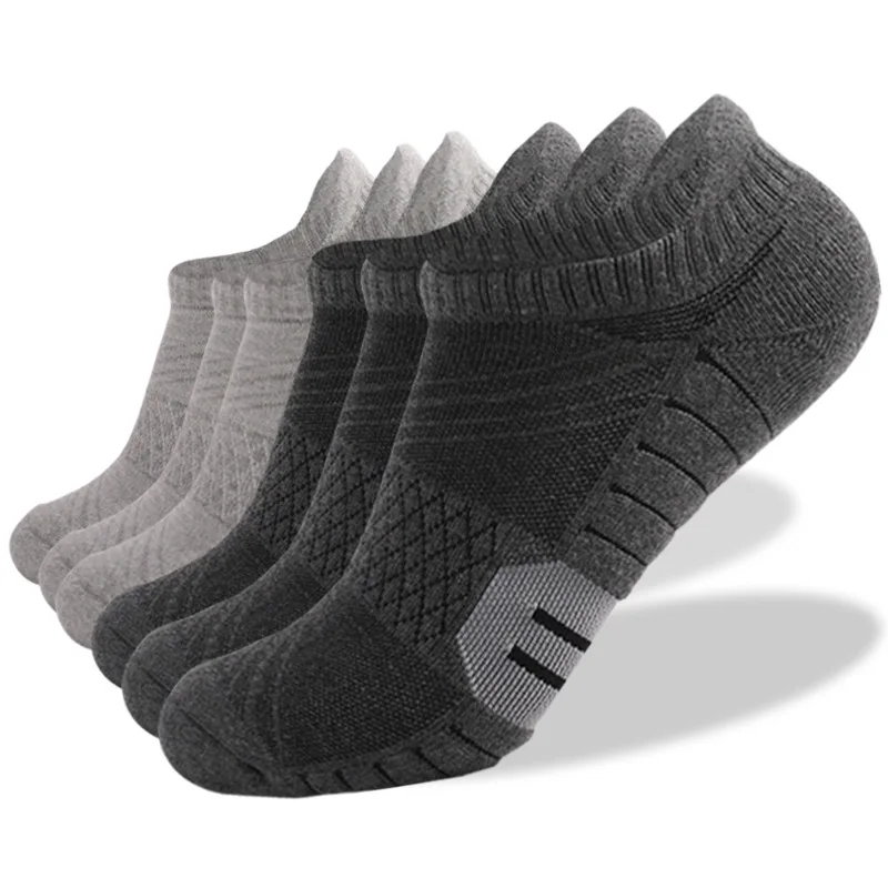 Athletic Running Socks for Men Women Cushioned Sports Ankle Socks Low Cut Socks Outdoor Breathable Moisture Wicking 6 Pairs