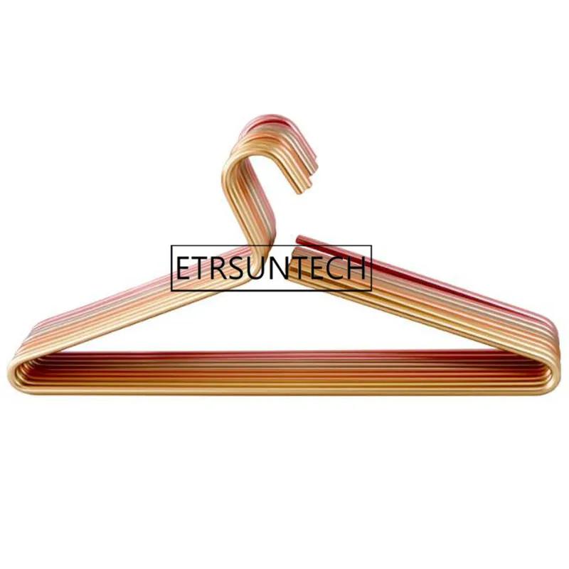 

30pcs Luxury Thick Aluminum Alloy Clothes Hanger for Suits Garment Strong Metal Shirts Hanger