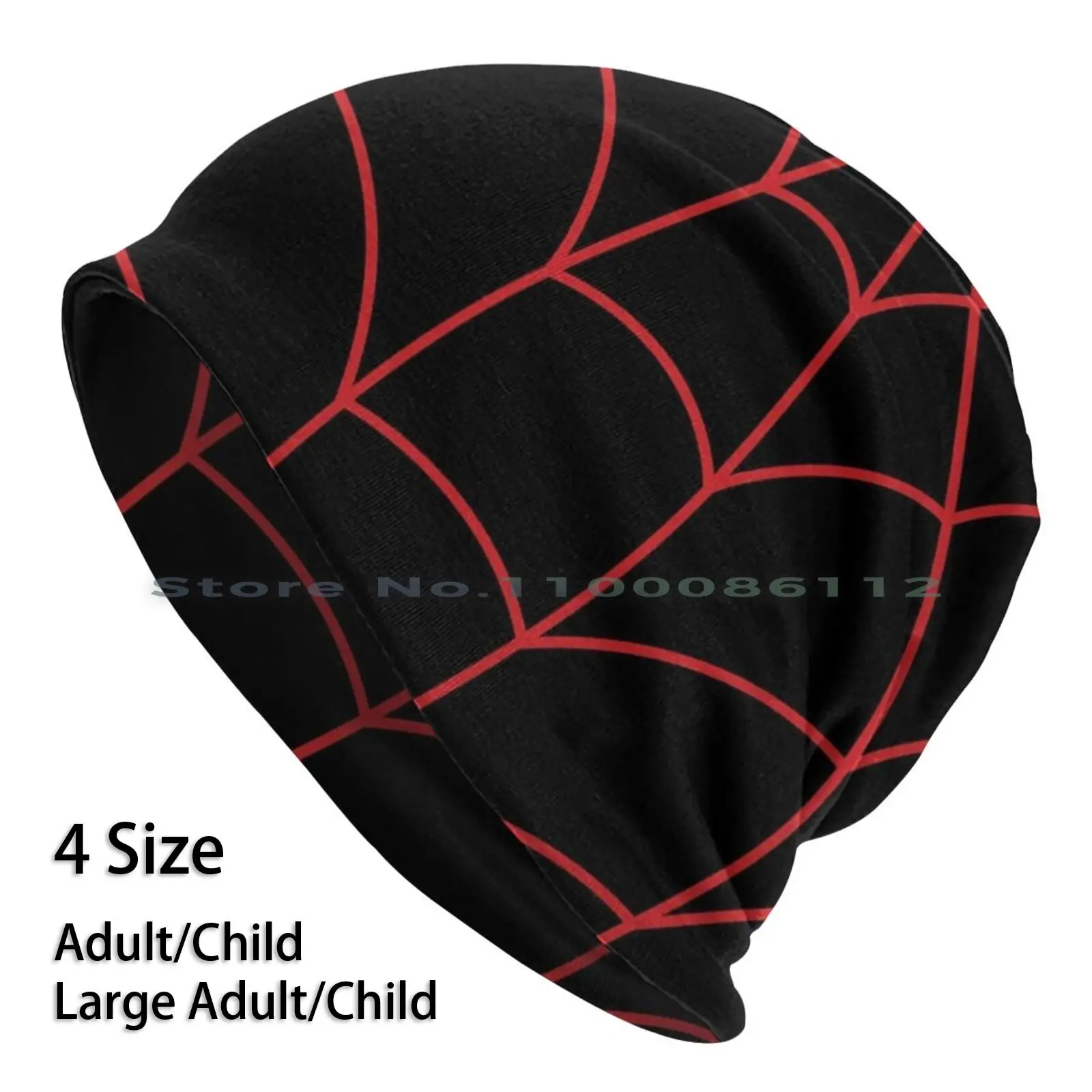 Morales Spider Beanies Knit Hat Into The Spider Verse Miles Morales Spidey Black Black Peter B Parker 19 Masks Superhero Red