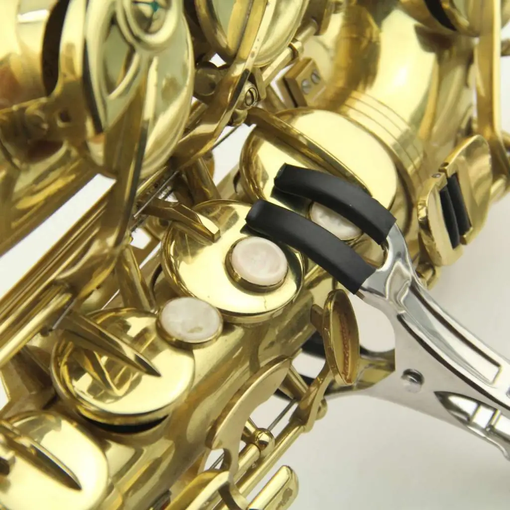 

6pcs Clarinet Repair Mat Clip Durable Steel Cushion Clip Indent Clip Tools for Flute Clarinet Woodwind Musical Instrument Tools