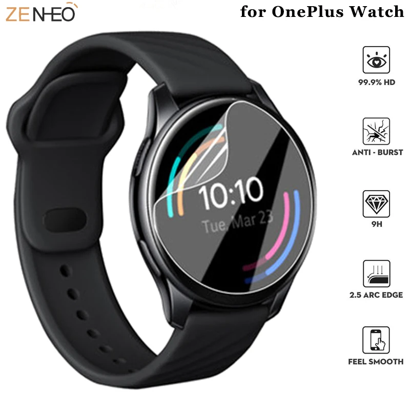 Soft TPU Hydrogel Clear Protective Film Smartwatch Guard For Oneplus Watch Full LCD Screen Protector One Plus Smart Watch Cover