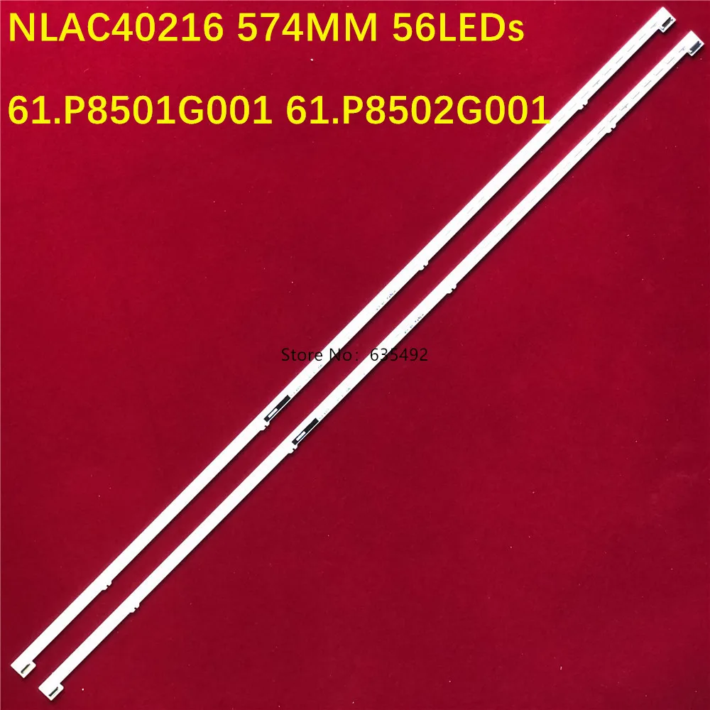 2PCS  LED Backlight Strip for KDL-46W905A KDL-46W904A L 61.P8501G001 13527A R 61.P8502G001 13528A NLAC40216 YLV4621-02N
