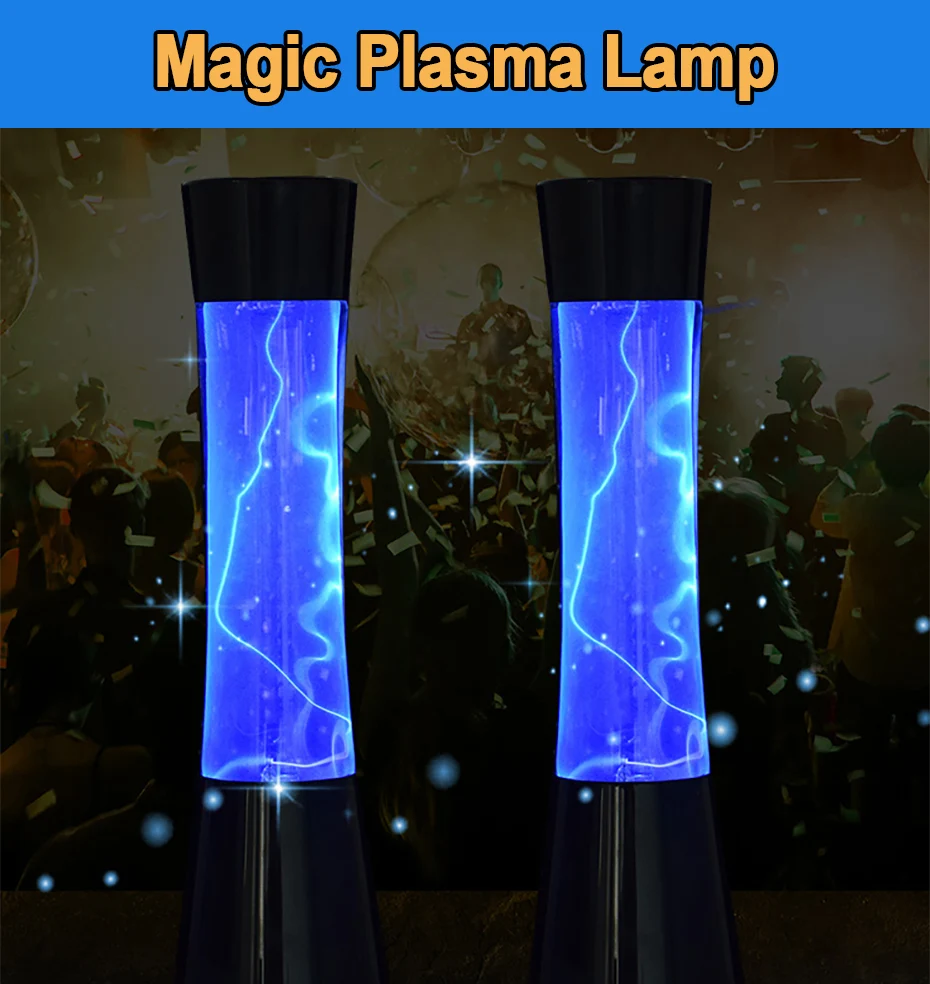 Novelty Light Magic Plasma Lamp Touch Control Children Night Light Bedroom Decoration Plasma Ball Lamp Birthday Holiday Gift