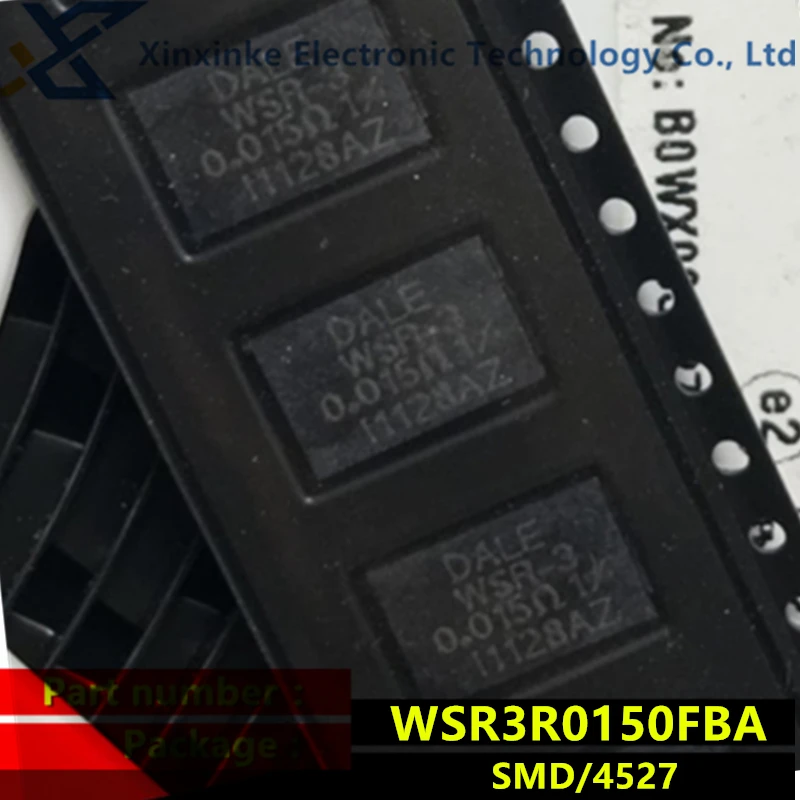 

WSR3R0150FBA 0.015R DALE WSR-3 0.015Ω 15mR 1% 3W 4527 75PPM Precision alloy power resistor New original genuine