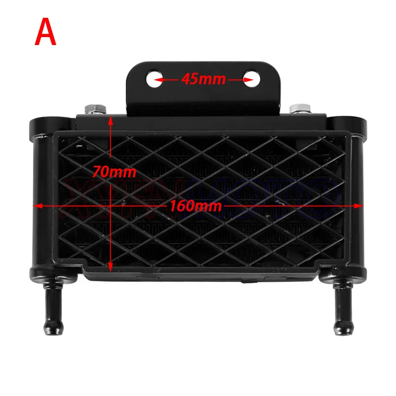 Motorcycle Oil Cooling Cooler Radiator For 50 70 90 110 125cc KAYO APOLLO Horizontal Engine Dirt Pit Monkey Bike ATV