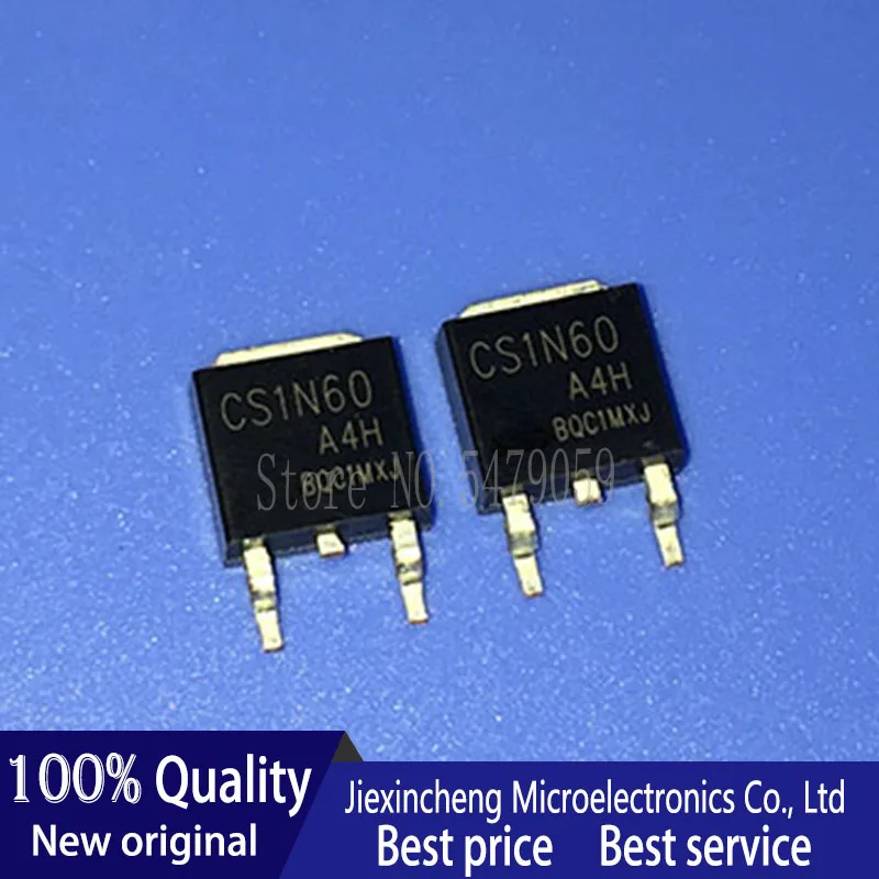 50 sztuk CS1N60A4H CS1N60 TO252 1A 60V n-kanałowy MOSFET nowy oryginalny