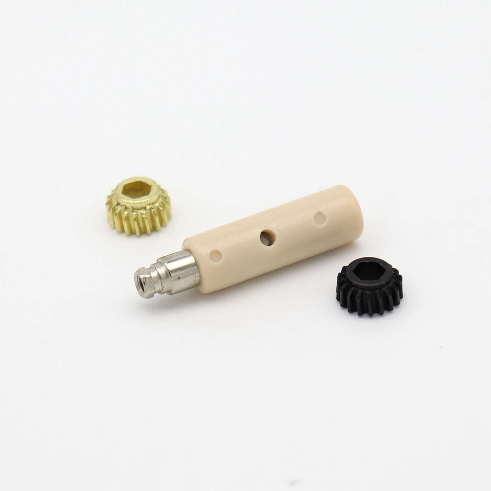 Guitar String Gear and Pull String Plastic Column，Hexagonal hole gear and String iron gear is 1：18