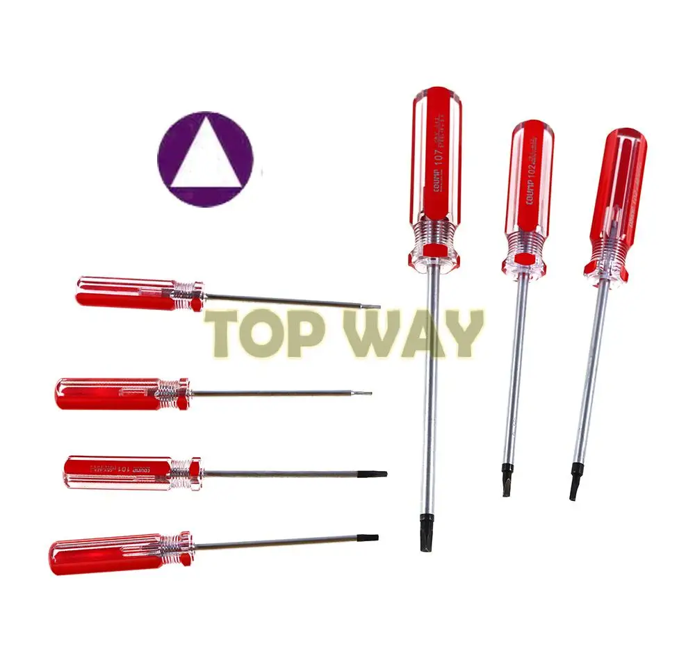 1PC FOR PS5 1.4/1.8/2.0/2.3/2.7/3.0/4.2 mm Vanadium steel Triangular Bits Magnetic Screwdriver Anti Slip Triangle Screw Tools