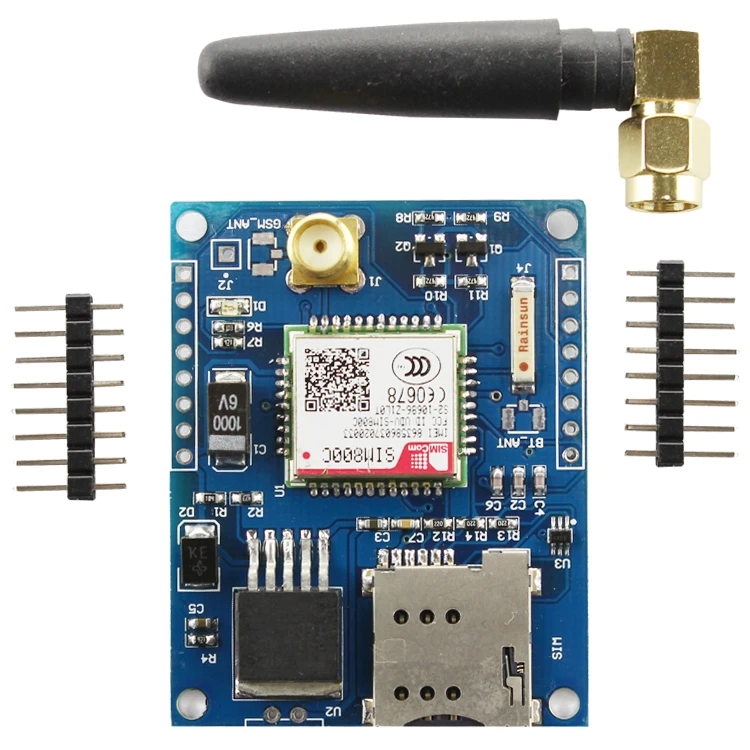 SIM800C Development Board Quad-band GSM/GPRS Module Supports Bluetooth/DTMF and Replaces SIM900A