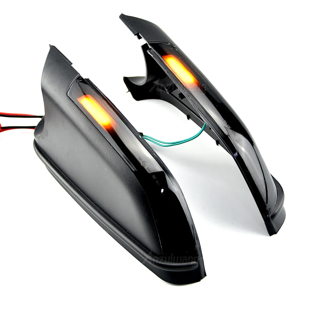 For VW Polo MK4 9N 2005-2009 For Skoda Octavia MK2 1Z Led Rearview Side Wing Mirrors Dynamic Turn Signal Light Indicator Repea