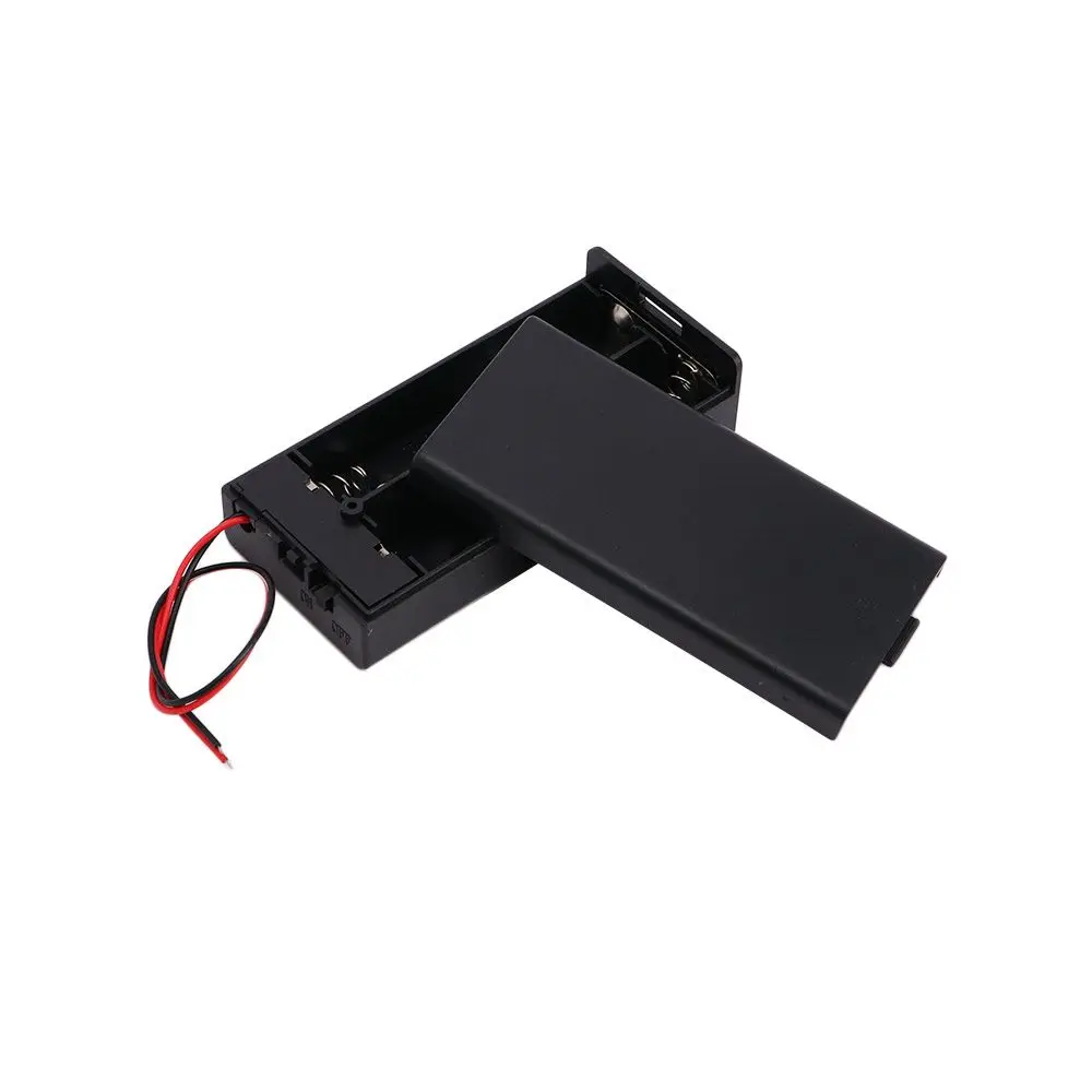 18650 Battery Storage Box ON/OFF Switch Power Bank Cases ABS 2 Slots Battery Storage Boxes Battery Holder Battery Box